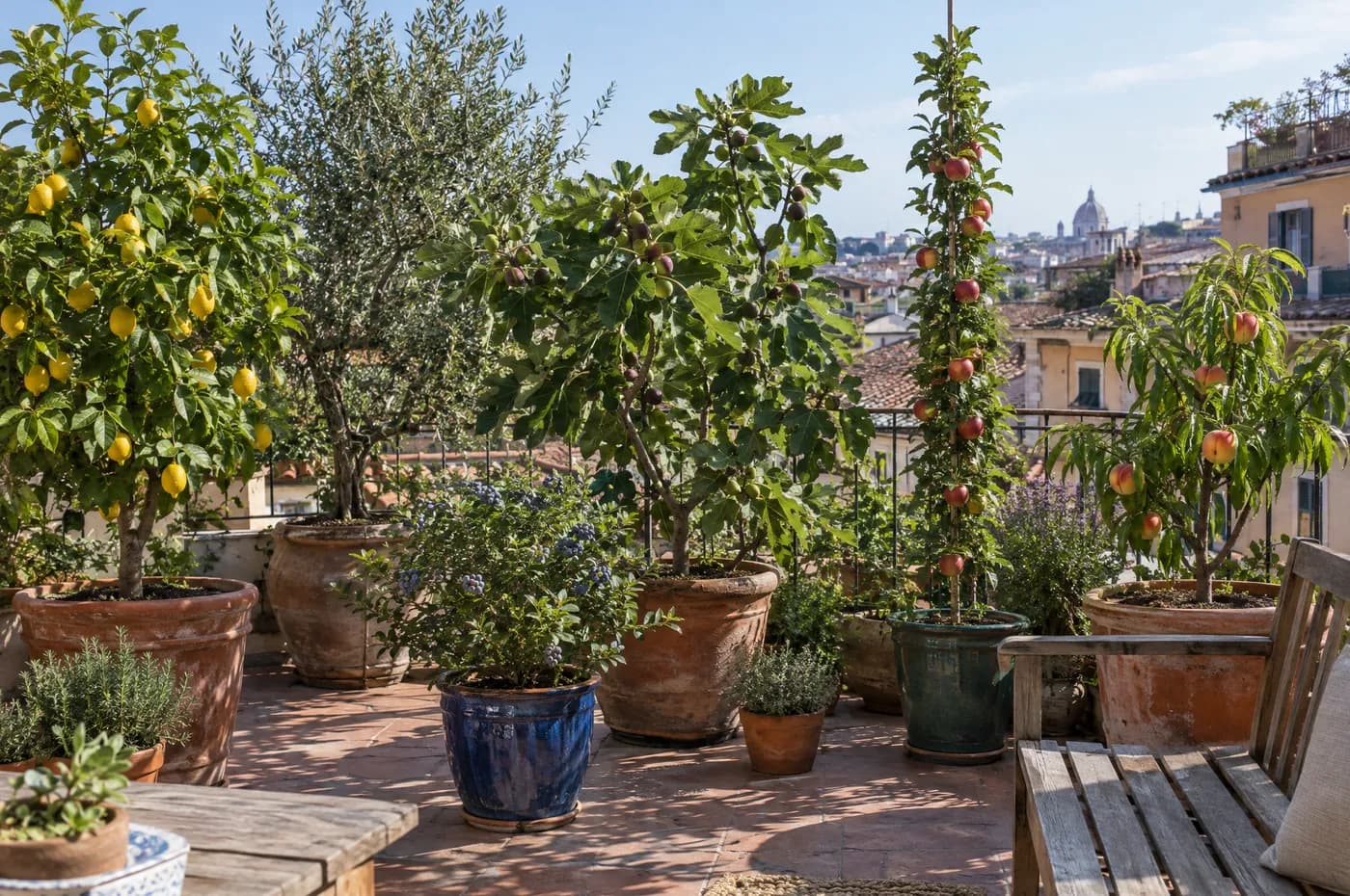 35 trees that fruit in a pot